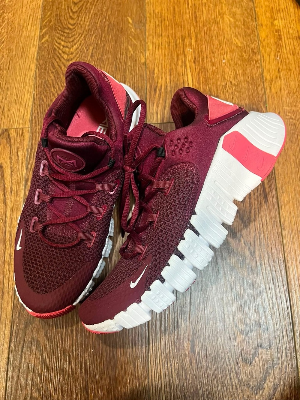 Nike Women’s Burgundy Athletic Sneakers with White Sole